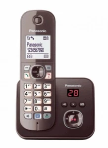 Panasonic KX-TG6821GA Telefon DECT-Telefon Braun Anrufer-Identifikation - Photo 1/1