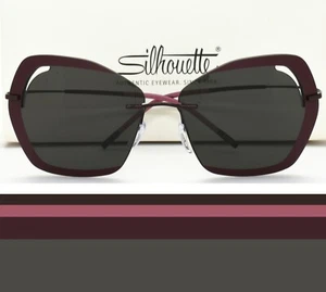 Silhouette Sunglasses OVERSIZE EXTREMELY Perret Schaad LIGHT GREY 9910 6040 O10 - Picture 1 of 9