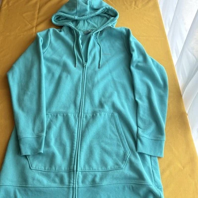 Columbia PFG Tidal Mujer Polar Sudadera con Capucha Verde Poliéster Manga Larga Cremallera Completa L Foto 1 de 4