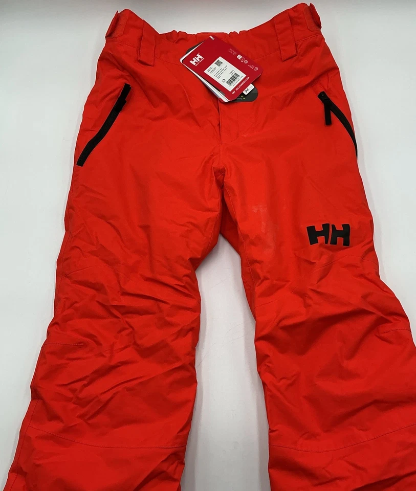 Helly Hansen унисекс Junior легендарный WP изолированный лыж брюки оранжевый размер: 152/12 - Изображение 1 из 4