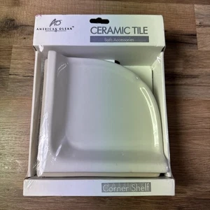 Mensola angolare piastrelle ceramica American Olean Off White 7 x 7 AO10BA765CC1P2 - Foto 1 di 2