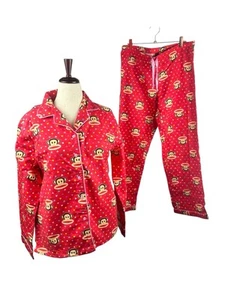 Pijama Paul Frank Rojo XL Nuevo Con Etiquetas Franela Difícil de Encontrar - Imagen 1 de 7