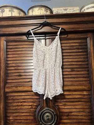 Victoria's Secret Lencería Encaje Ojales Cami Pantalones Cortos Mameluco Mujer’s Pequeño Foto 1 de 4