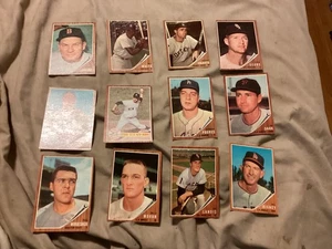 Lot (12) 1962 Topps Baseball - HOFer’s - Stars - H# -Near Mint - Great Corners - - Picture 1 of 4