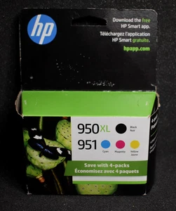 HP 950XL/951 (C2P01FN) czarny/błękitny/purpurowy/żółty wkład atramentowy exp luty 2026 - Zdjęcie 1 z 5