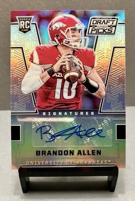 2016 BRANDON ALLEN Prizm Collegiate Draft Picks RC Auto Card# 164 - Image 1 of 4