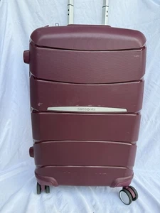 $440 SAMSONITE Outline-Pro bagaglio a mano 21" trolley valigia rigida rosso marrone - Foto 1 di 8