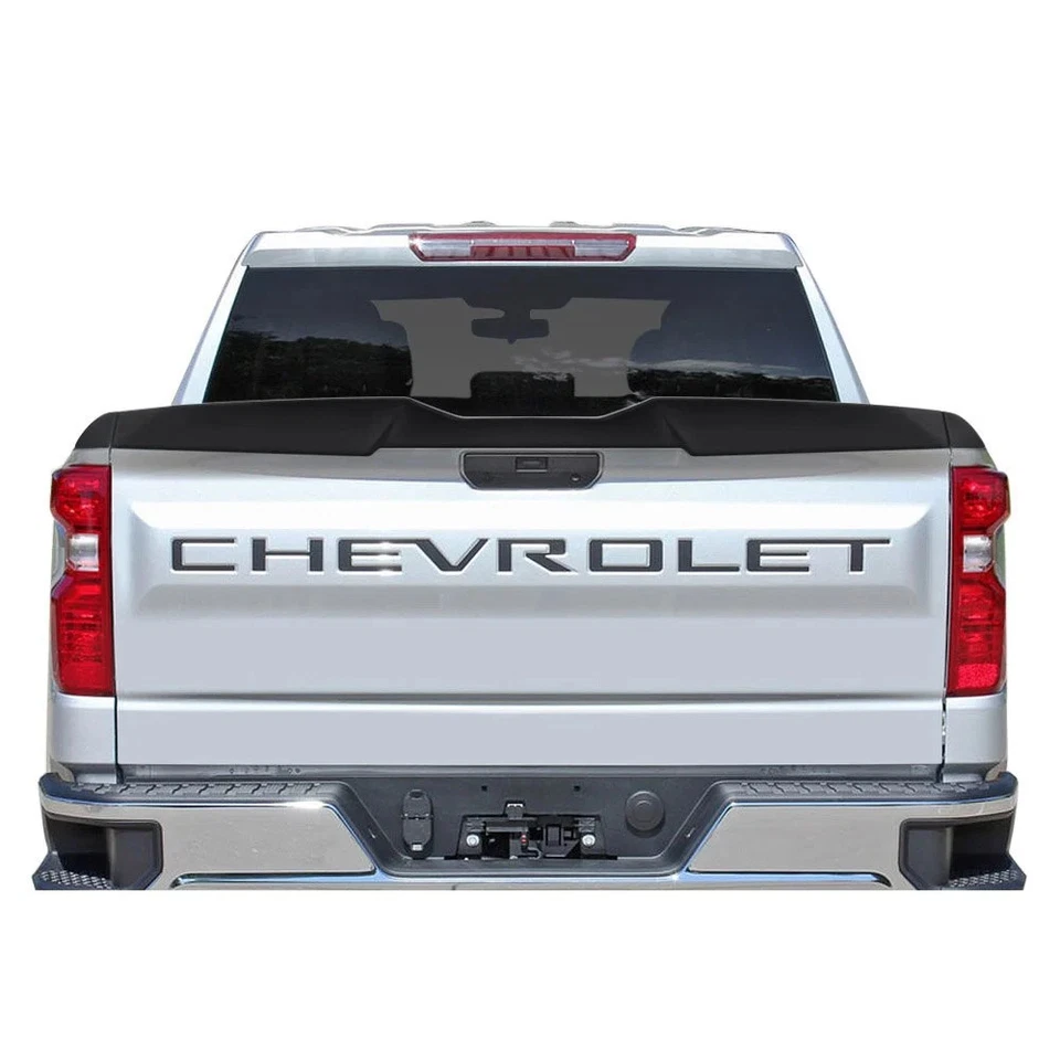 For Chevy Silverado 1500 19-26 Rear Tailgate Wing Spoiler Tornado Style Foto 1 de 4