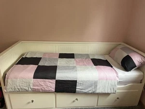 Hemnes Tagesbett, Weiß Mit 2 Matratzen,80/200(ausziehbar 160/200) - Bild 1 von 2
