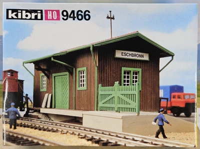 New Vintage Kibri HO Scale Model Kit -Freight House/Depot  Eschbronn #9466 - Image 1 of 3