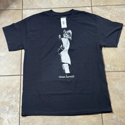 Camiseta Nessa Barrett Lie Negra GRANDE Nueva Foto 1 de 4