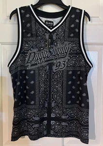 Snoop Doggy Dogg Supply Basketball Jersey #93 Hip Hop Rap Black M New - Picture 1 of 4