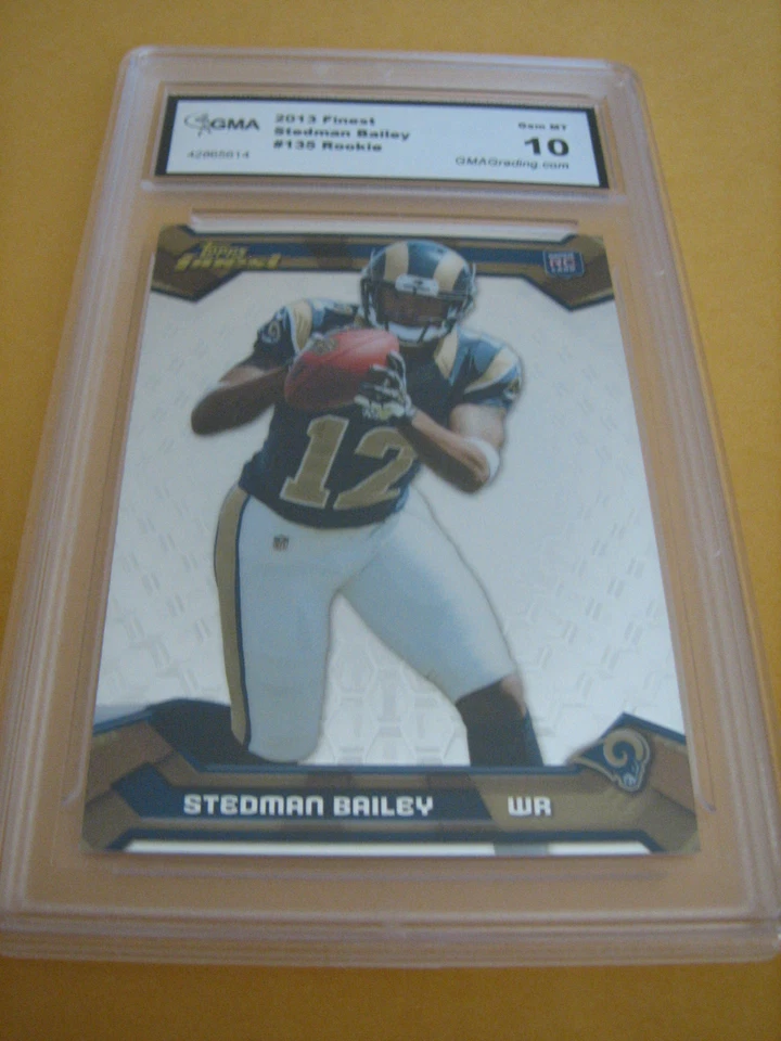 STEDMAN BAILEY RAMS 2013 TOPPS FINEST # 135 ROOKIE RC  GRADED 10 - Image 1 of 1