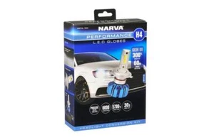 Narva H4 LED Headlight Globes Performance Kit GEN III H4 12/24V with T10 LED's - Picture 1 of 1