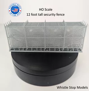 HO scale 12 ft Security fence 5 pcs over 25 inches HO2002 - Picture 1 of 5