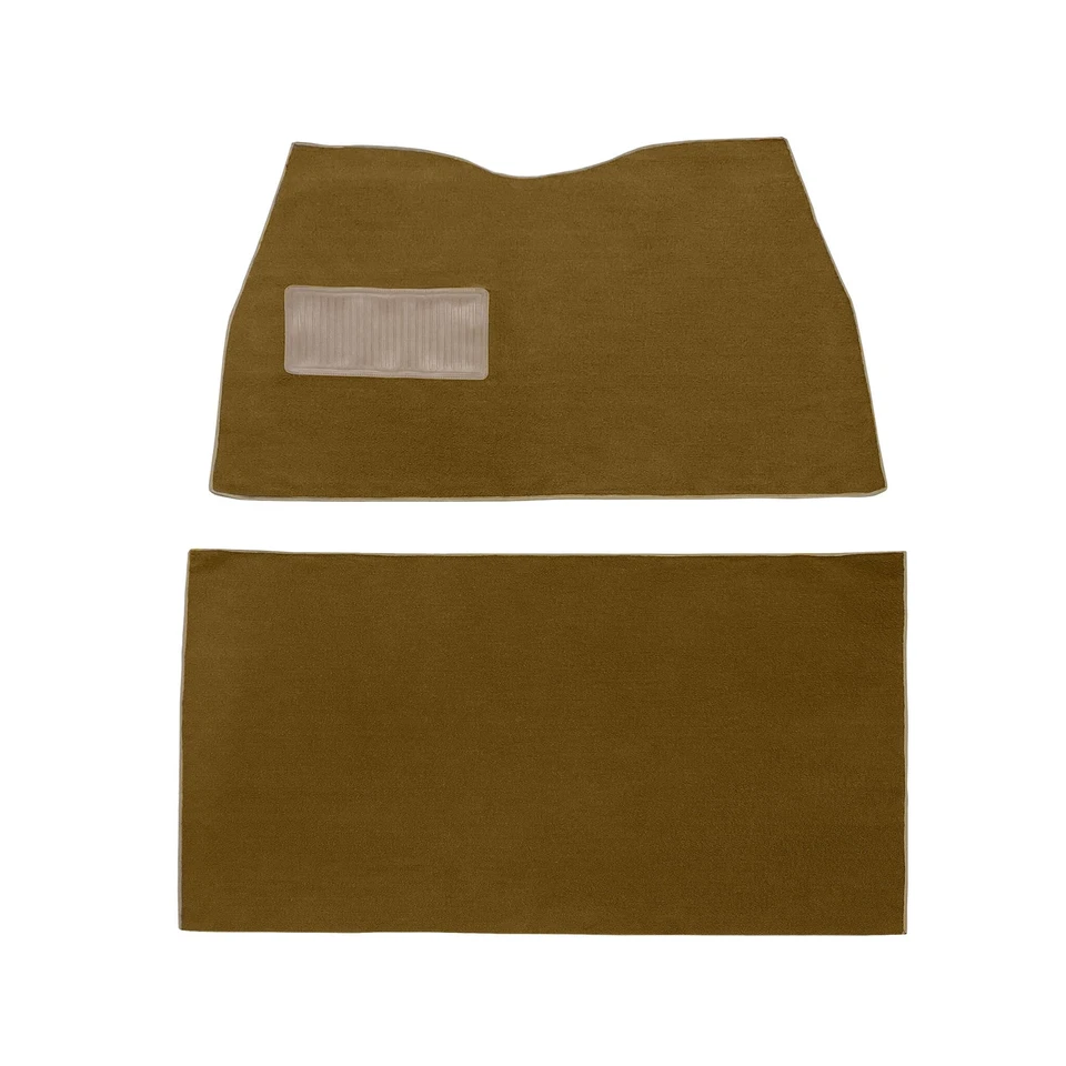 Kit de alfombras Chevrolet para todos los modelos 1942-48 negro gris tostado corte y bucle Foto 1 de 4