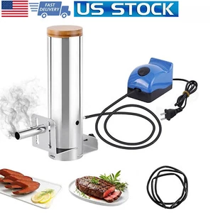 Portable Electric BBQ Smoker Cold Smoke Generator w/ Lid & Air Pump - Picture 1 of 14