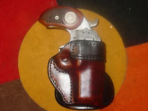 Bond Arms Snake Slayer_IV paddle dark brown leather holster KWIK made in USA - Picture 1 of 4