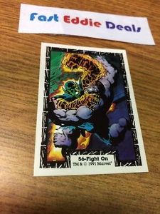 COMIC IMAGES 1991 THE INCREDIBLE HULK TRADING CARD 56 SUPER SKRULL GREY HULK - Picture 1 of 2