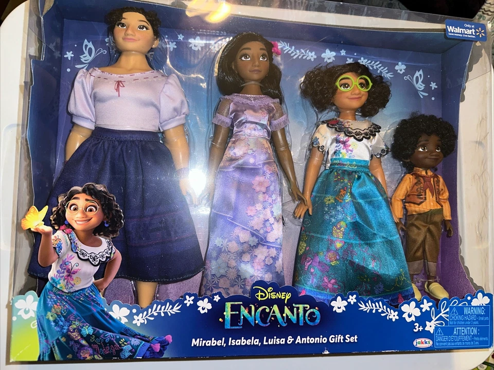 Disney Encanto Mirabel Isabela Luisa & Antonio Fashion Doll Gift Set