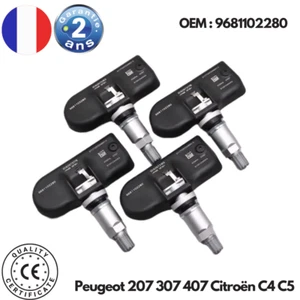Capteur Pression des Pneus TPMS pour Peugeot 1007 207 307 407 Citroën C4 C5 OEM - Bild 1 von 7