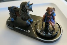 MAGE KNIGHT DARK RIDERS 106 BATTLE HORSE BLUE + 068 FLAME PRIESTESS 1-STAR RIDER