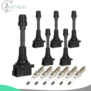 6 Ignition Coil & Spark Plug For 2005-2011 Nissan Frontier Xterra - Picture 1 of 19