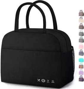 Lunch Bag Lunch Box for Women Men Reusable Insulated Lunch Tote Bag, Handbags Ca - Picture 1 of 12