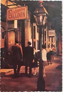 Atlanta Georgia Muhlenbrinks Salón Escena Nocturna 6x4 Postal c1970 - Imagen 1 de 7