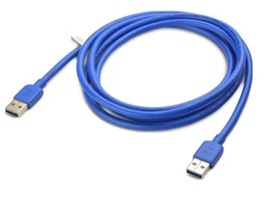 Cable Matters 2-Pack, SuperSpeed USB 3.0 Type A Cable in Blue 3 Feet - Picture 1 of 3