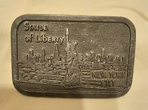 Vintage Belt Buckle, Statue of Liberty, New York City, 1970s - Picture 1 of 2