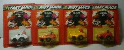 McDonalds Fast Macs 1985 juego de 4 Ronald, Birdie, Hamburglar, Big Mac México Foto 1 de 4