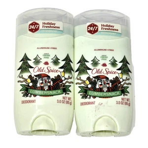 2 Pack Old Spice Fresh Pine Aluminum Free Deodorant Lumbersnack 3oz. - Picture 1 of 1