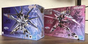 METAL ROBOT Spirits Infinite Justice & Strike Freedom Gundam 20th Anniversary JP - Picture 1 of 17