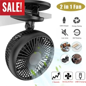 Mini Grow Ventilator mit Clip Klemme + Standfuß Clipventilator für Grow Zelt Box - Bild 1 von 15