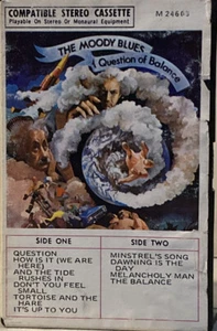 The Moody Blues “A Question of Balance”(1970) cassette snap case vintage - Picture 1 of 3