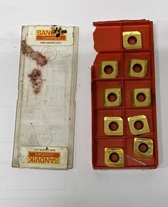 Lot de 9 plaquettes rectangulaires SANDVIK réf R331.1A-115030H-WL 1025 - Neuves - Picture 1 of 2