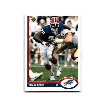 Bruce Smith 1991 Upper Deck #174 Buffalo Bills Football Card NM - Image 1 of 3