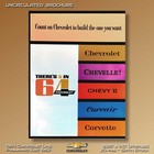 UNCIRCULATED Vintage 1964 Chevrolet Full Line 20 pg Color Brochure