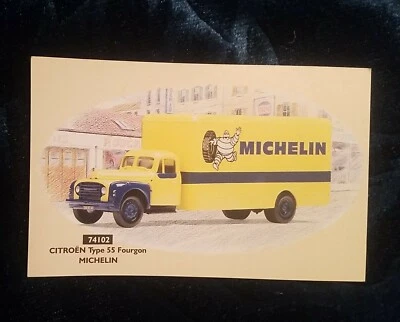 Corgi Classic Card Michelin 74102 Truck Citroen Type 55 Fourgon Certificate ONLY - Image 1 of 2
