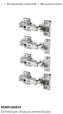 Cerniere ammortizzate IKEA PAX - Immagine 1 di 2