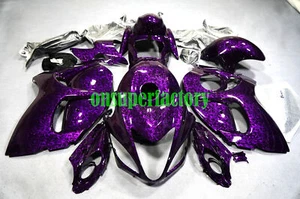 Forged Carbon Fiber Purple Fairing Kit For Suzuki 2008-2024 Hayabusa GSX1300R - Picture 1 of 2