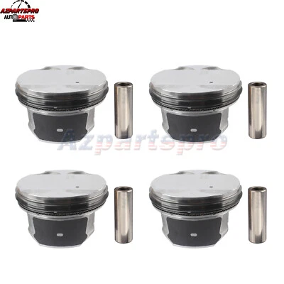 4 Set Engine Piston & Rings Kit For Chevy Captiva Cobalt Equinox HHR Impala 2.4L - Image 1 of 4