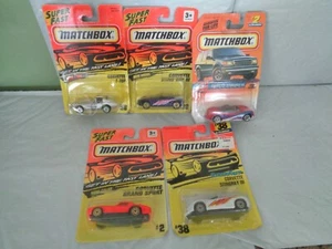 (5) Matchbox Corvette Cars - Stingray - Grand Sport - T-Top - Picture 1 of 3
