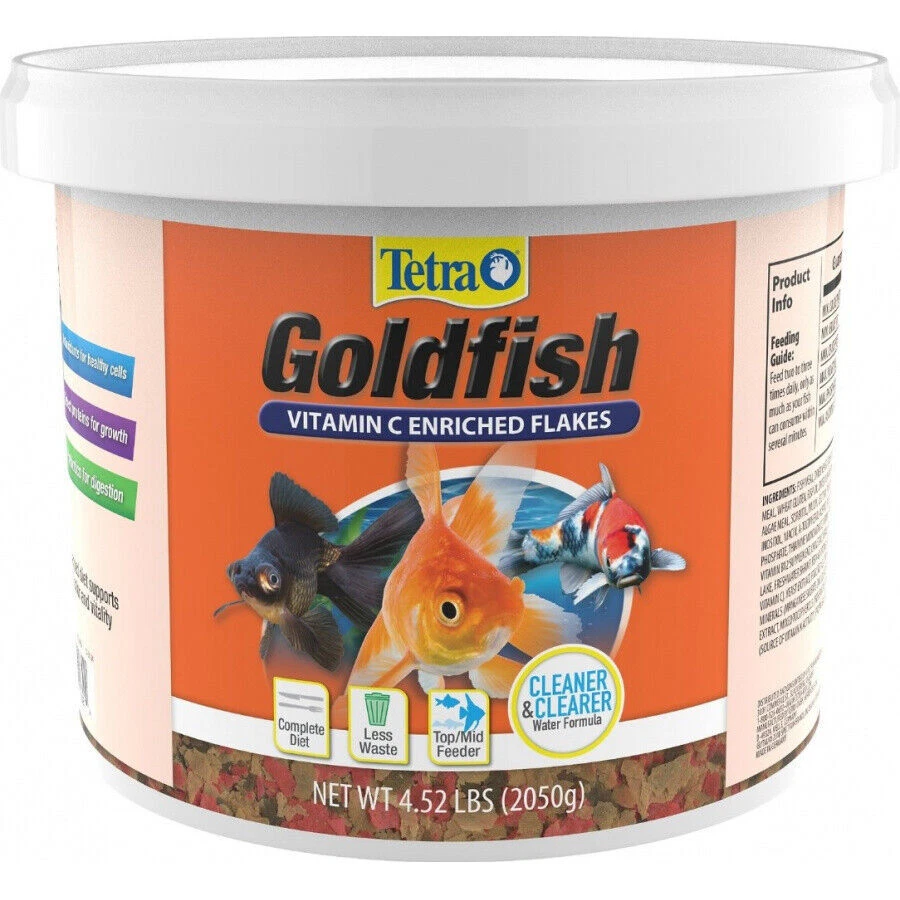TetraFin 16621 Goldfish Flakes 4.52lbs