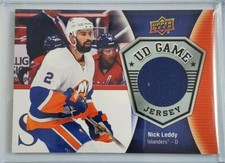 2016-17 Upper Deck Series 2 UD Game Jersey Nick Leddy #GJ-NL Islanders