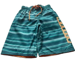 Nike Jungen grün orange Badehose Boardshorts Größe M - Bild 1 von 13