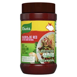 Knorr Granulated Beef Bouillon Ground Seasoning, 2.0 lb Jar - Picture 1 of 19