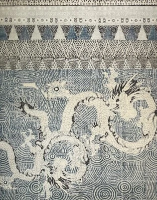 Intricate Indian - Dragon Design Rug - Modern Contemporary Carpet - 8.2 x 10 ft. - Image 1 of 4