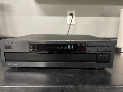 Kenwood 103CD 5 Disk CD Player Dual 1-BIT D/A Converter *Powers On, Parts Only* - Image 1 of 3